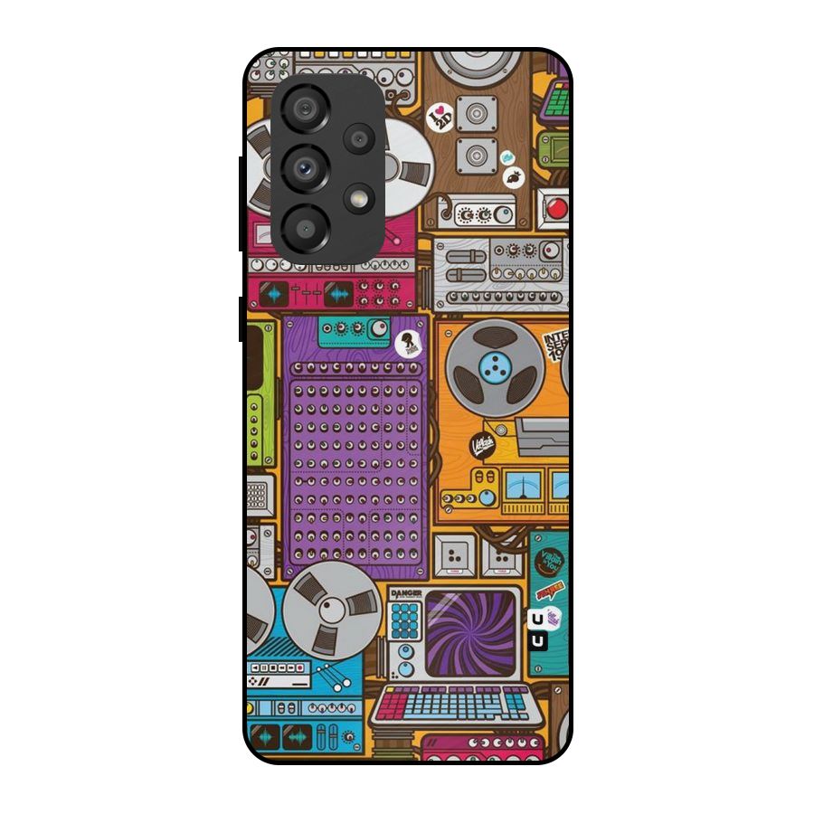 Music Decks Metal Back Case for Galaxy A33 5G