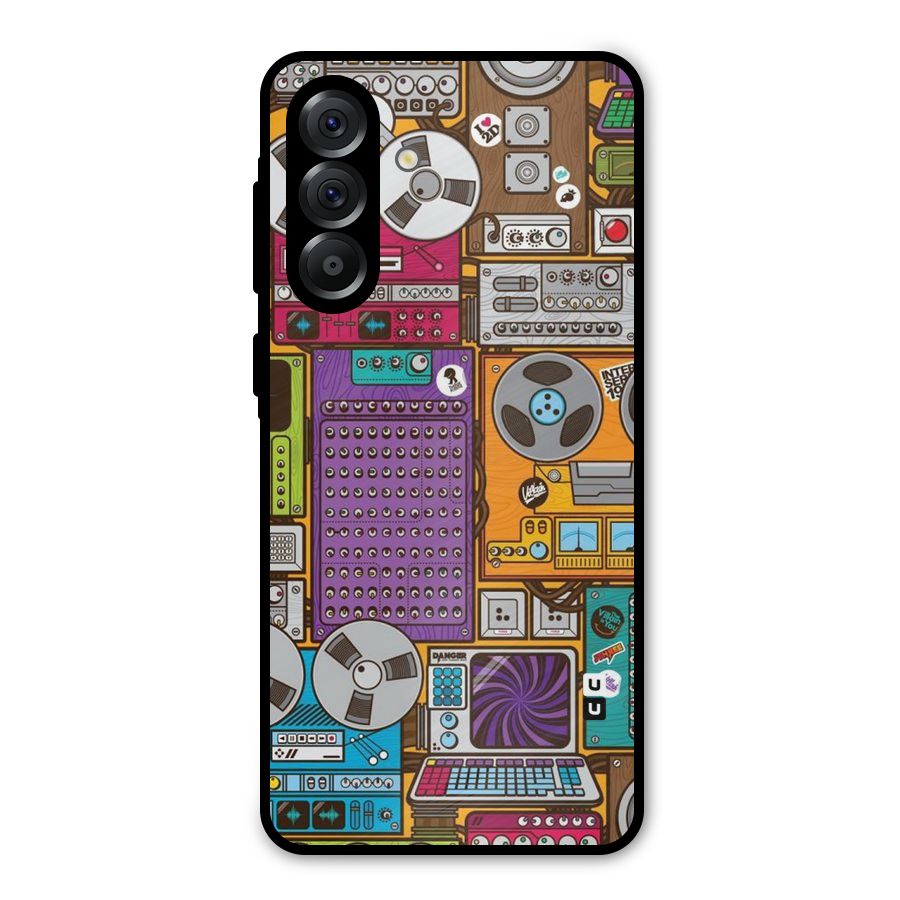 Music Decks Metal Back Case for Galaxy A36