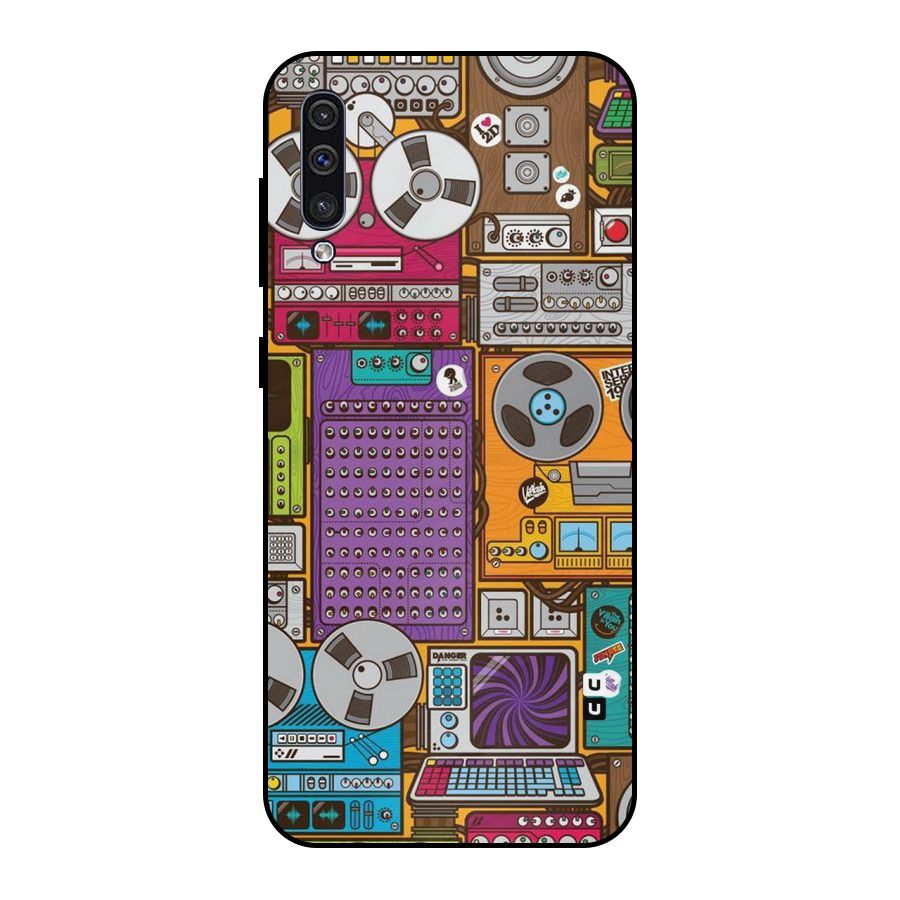Music Decks Metal Back Case for Galaxy A50s