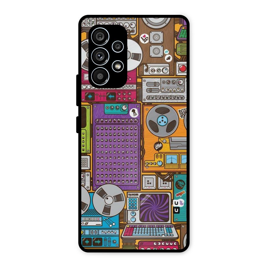 Music Decks Metal Back Case for Galaxy A53 5G