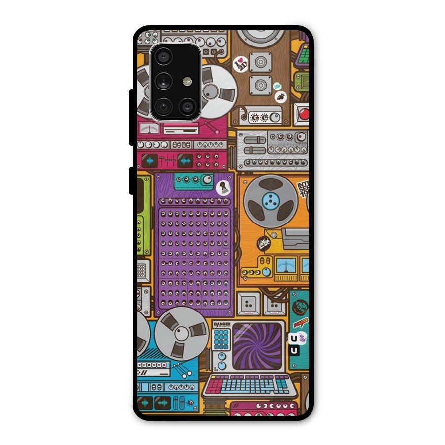 Music Decks Metal Back Case for Galaxy A71