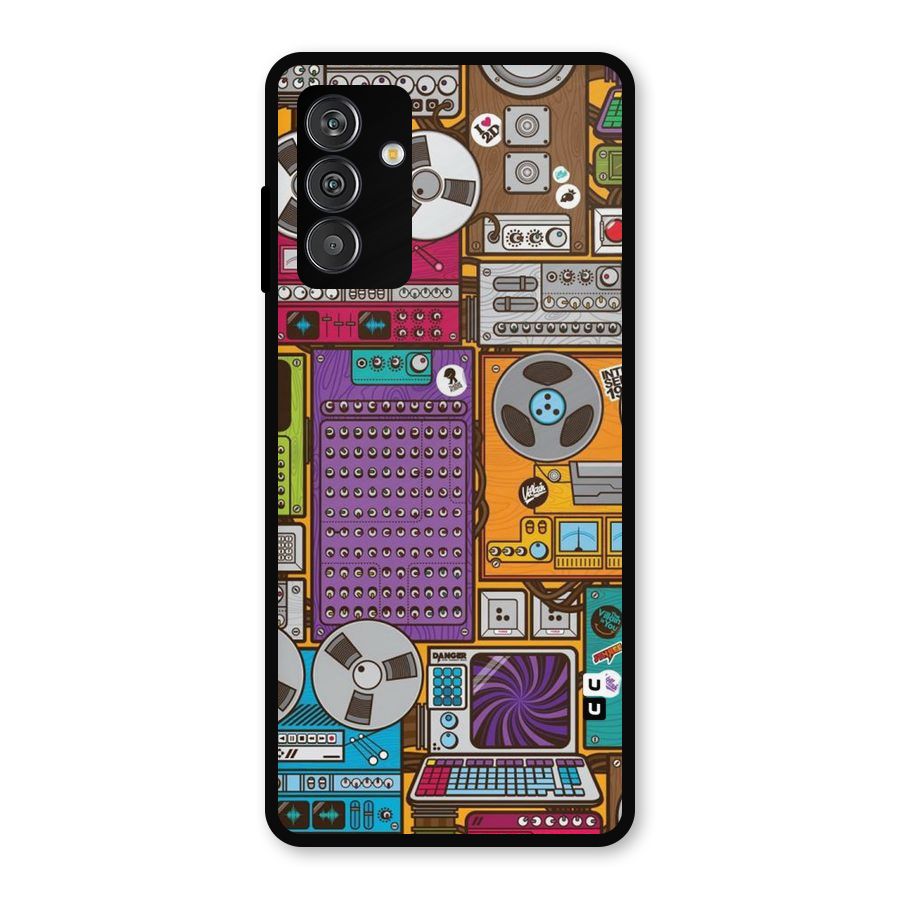 Music Decks Metal Back Case for Galaxy F13