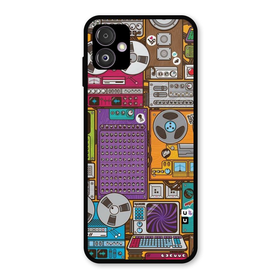 Music Decks Metal Back Case for Galaxy F14