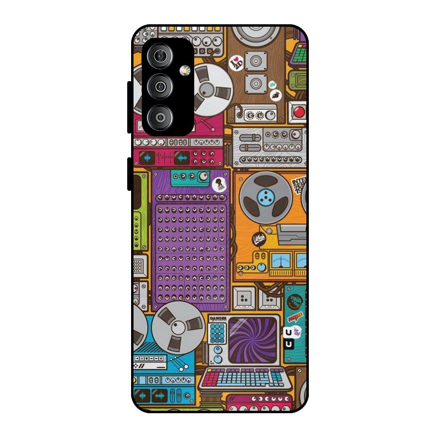 Music Decks Metal Back Case for Galaxy F23