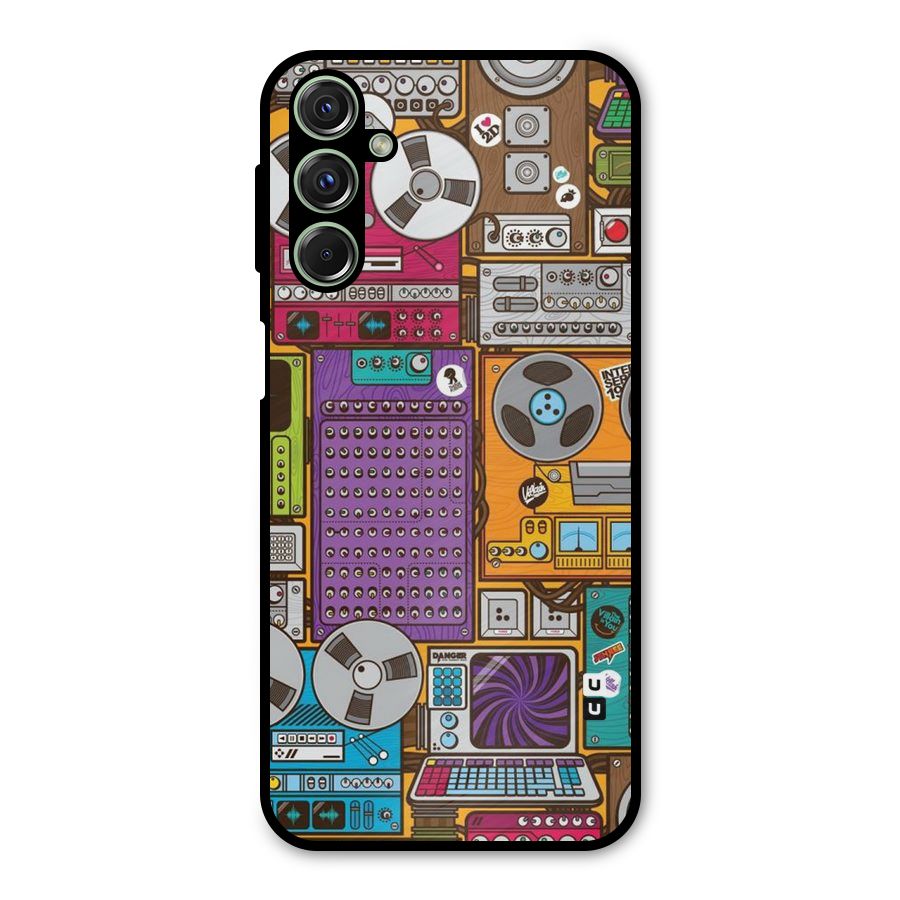 Music Decks Metal Back Case for Galaxy F34