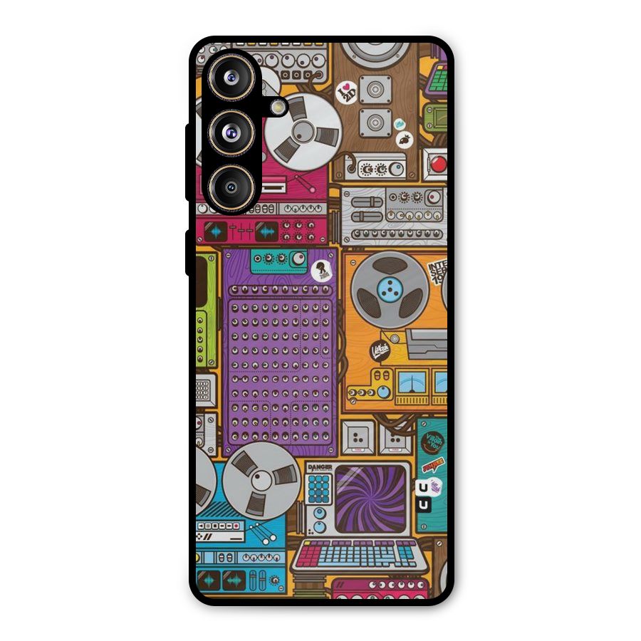 Music Decks Metal Back Case for Galaxy F55