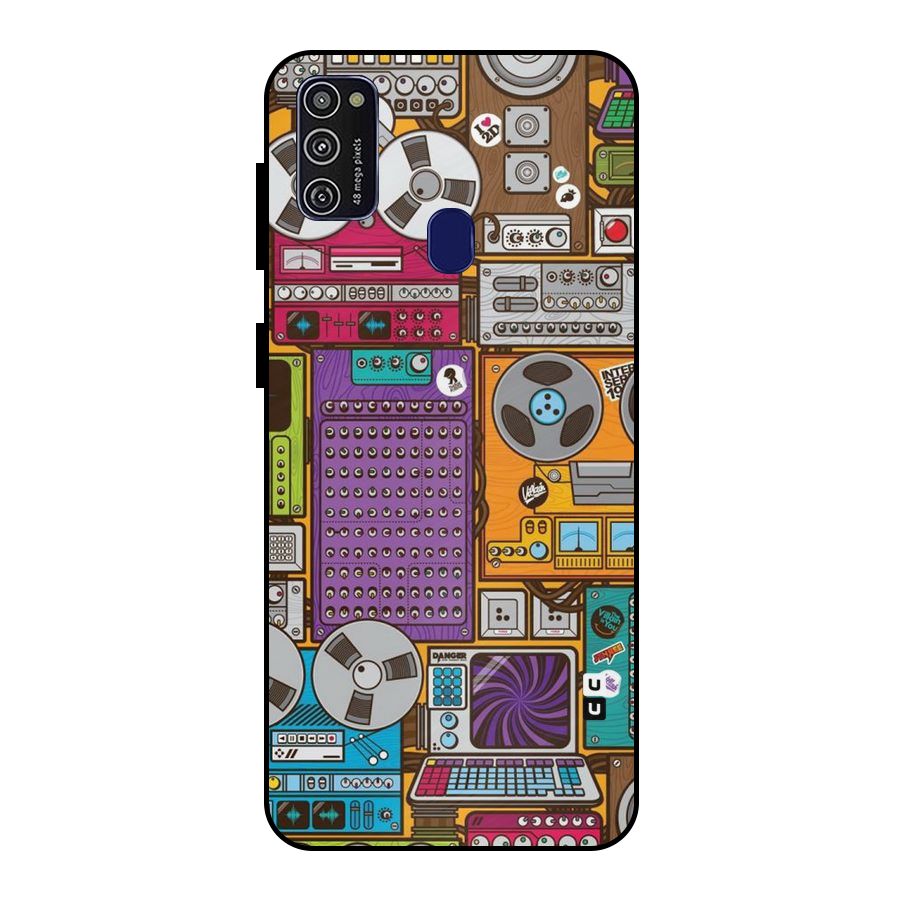 Music Decks Metal Back Case for Galaxy M21