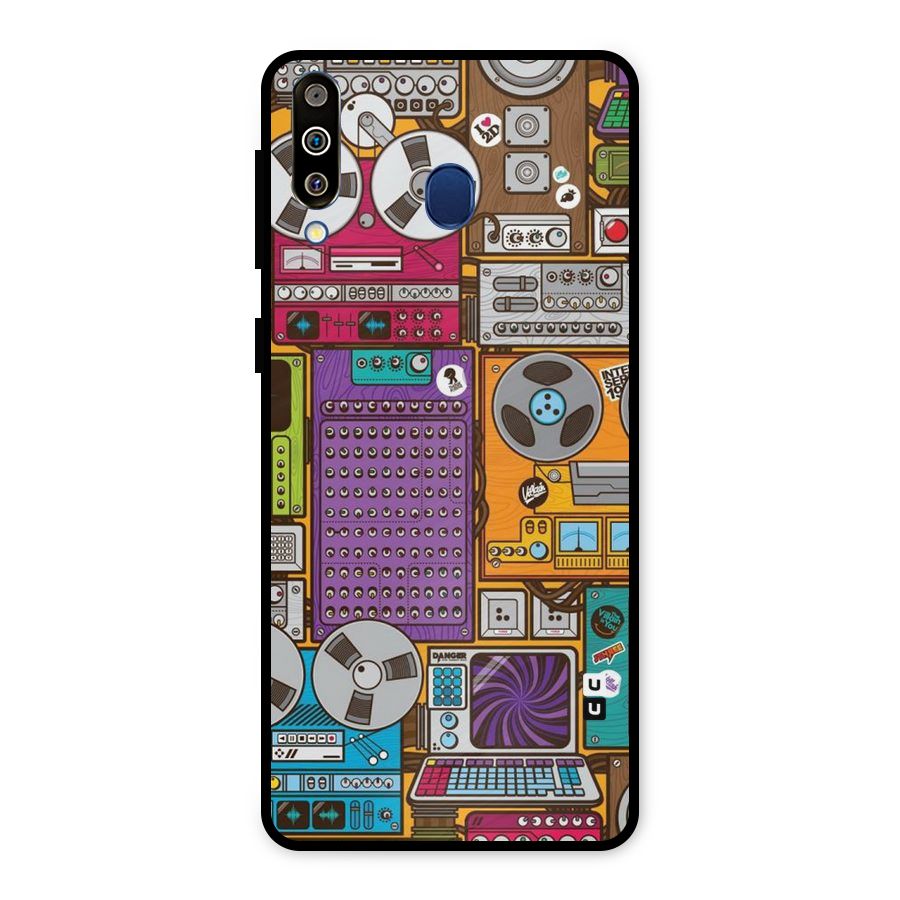 Music Decks Metal Back Case for Galaxy M30