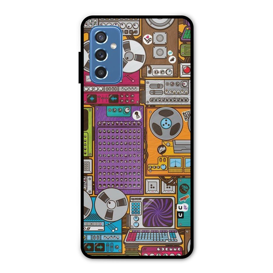 Music Decks Metal Back Case for Galaxy M52 5G
