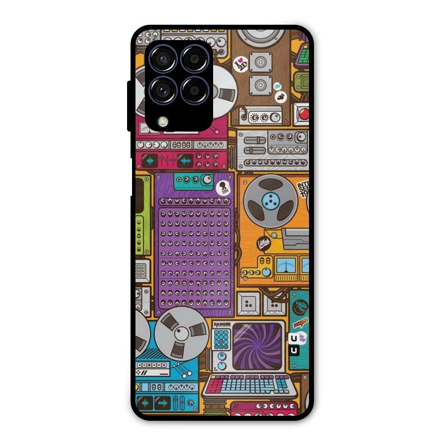 Music Decks Metal Back Case for Galaxy M53 5G