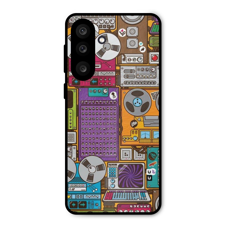 Music Decks Metal Back Case for Galaxy M56