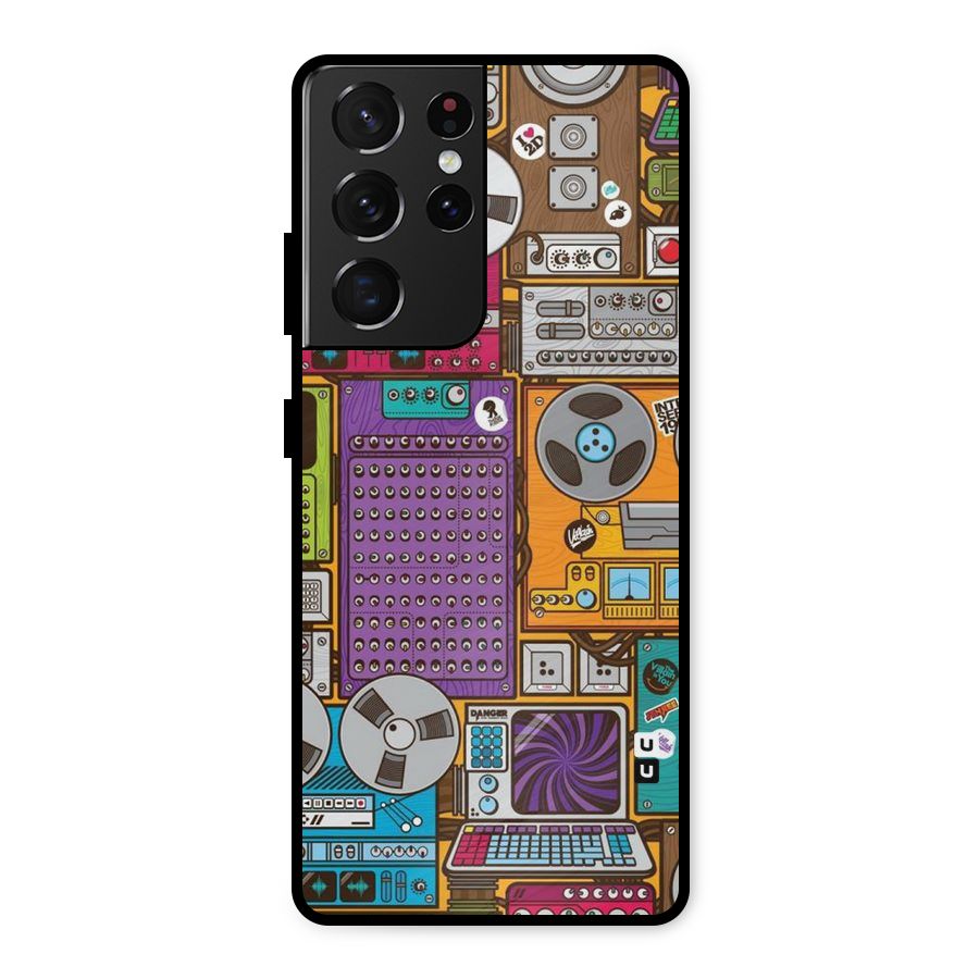 Music Decks Metal Back Case for Galaxy S21 Ultra 5G