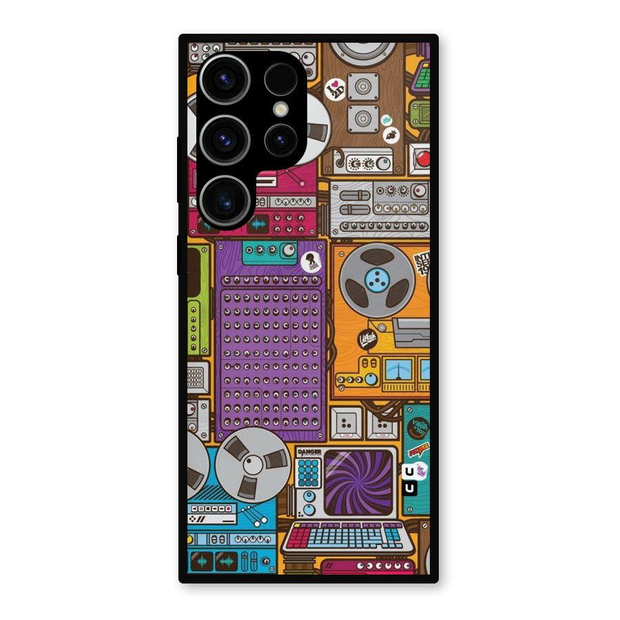 Music Decks Metal Back Case for Galaxy S23 Ultra