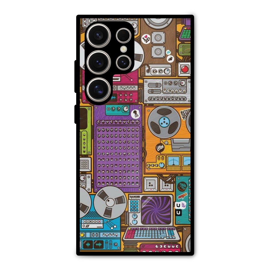 Music Decks Metal Back Case for Galaxy S24 Ultra