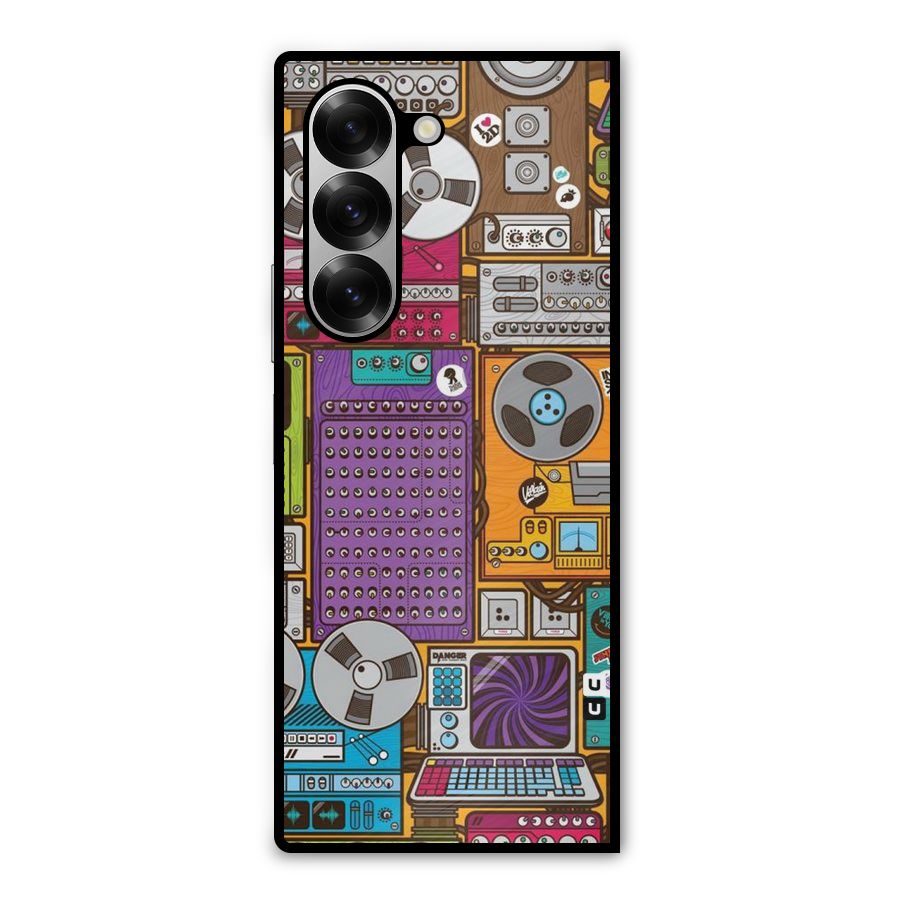 Music Decks Metal Back Case for Galaxy Z Fold6