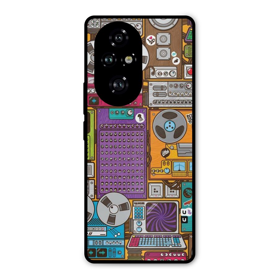 Music Decks Metal Back Case for Honor 200 Pro