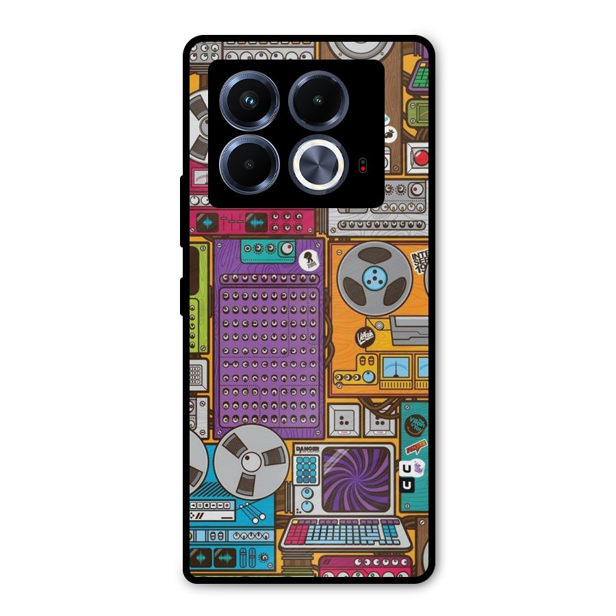 Music Decks Metal Back Case for Infinix Note 40 5G