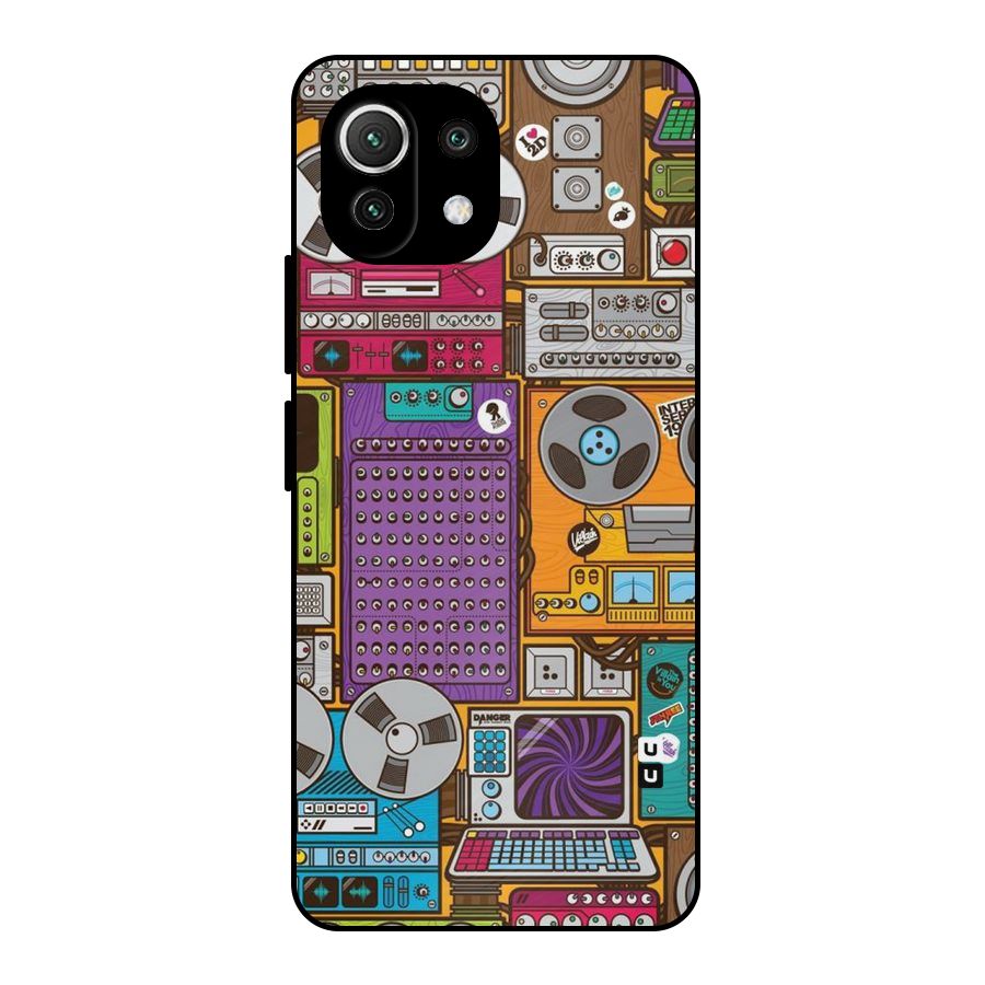 Music Decks Metal Back Case for Mi 11 Lite NE 5G