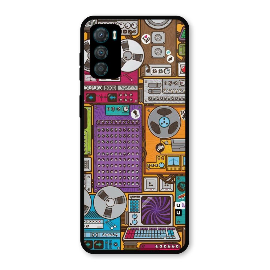 Music Decks Metal Back Case for Moto G42