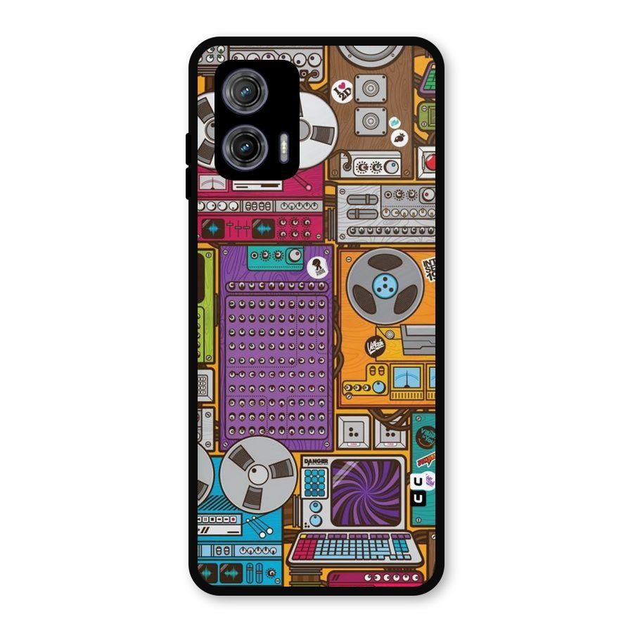 Music Decks Metal Back Case for Moto G73