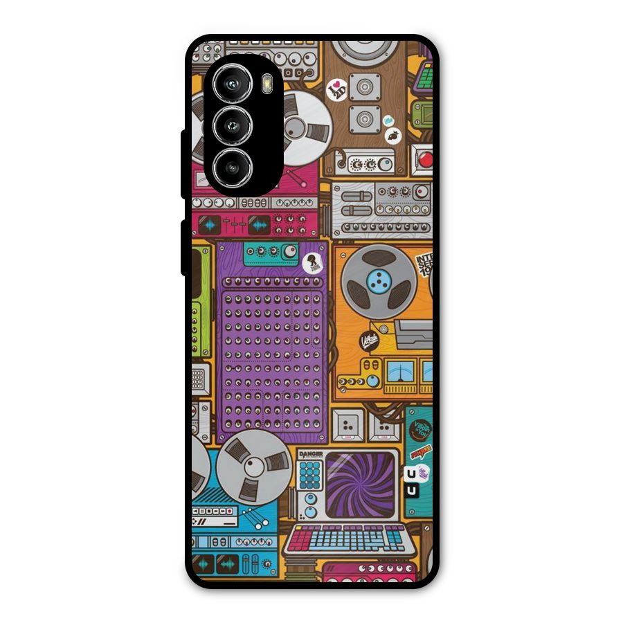 Music Decks Metal Back Case for Moto G82