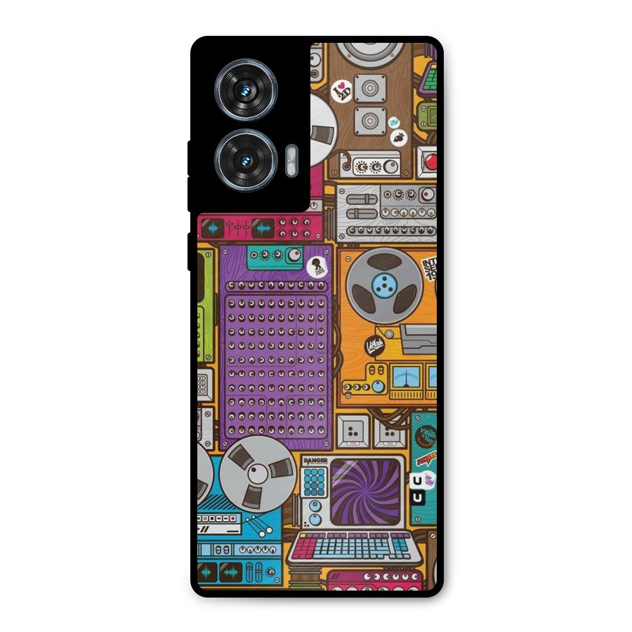 Music Decks Metal Back Case for Motorola Edge 50 Fusion