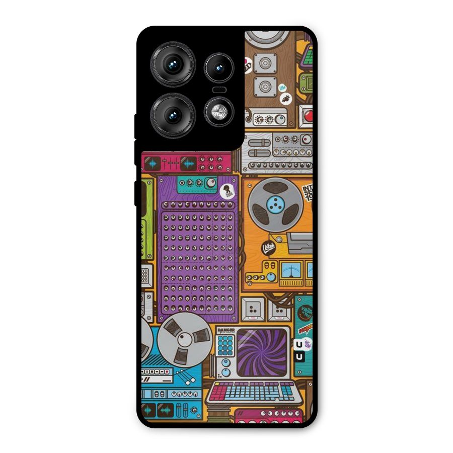 Music Decks Metal Back Case for Motorola Edge 50 Pro
