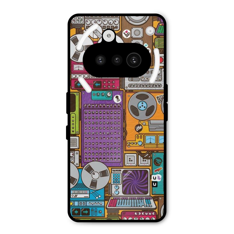 Music Decks Metal Back Case for Nothing Phone 3a