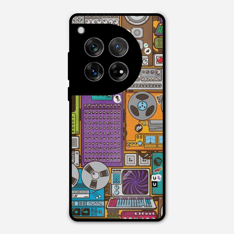 Music Decks Metal Back Case for OnePlus 12