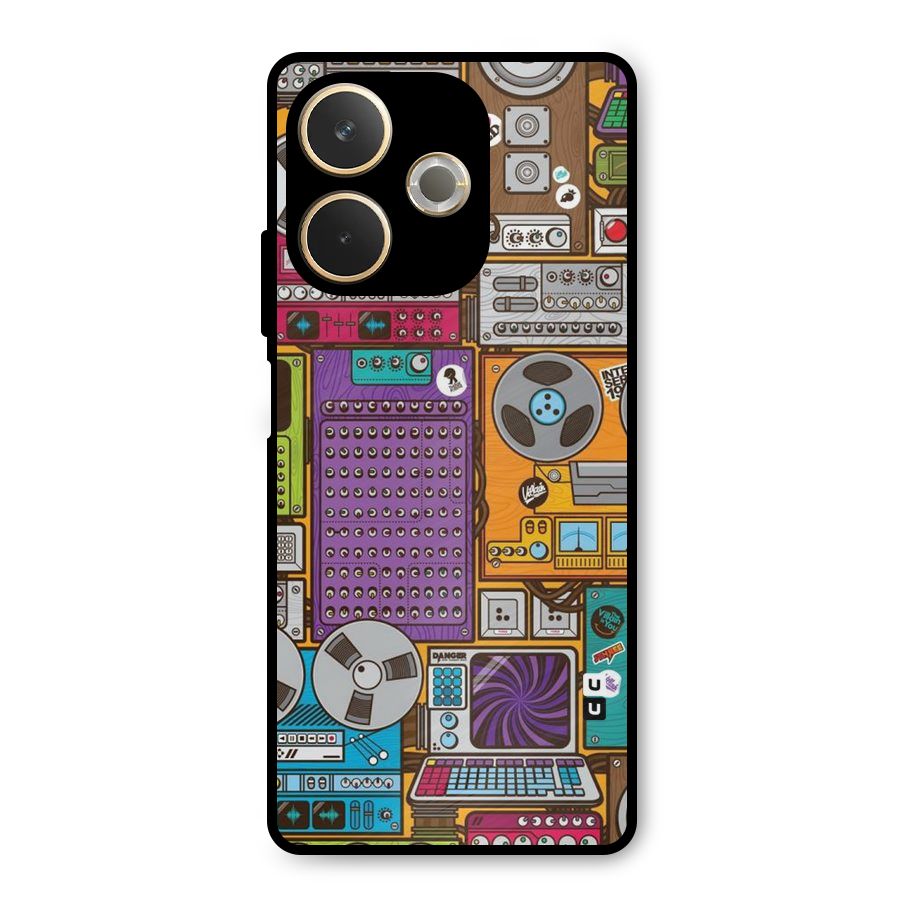Music Decks Metal Back Case for Oppo A5 Pro