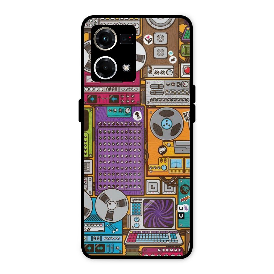 Music Decks Metal Back Case for Oppo F21 Pro 4G