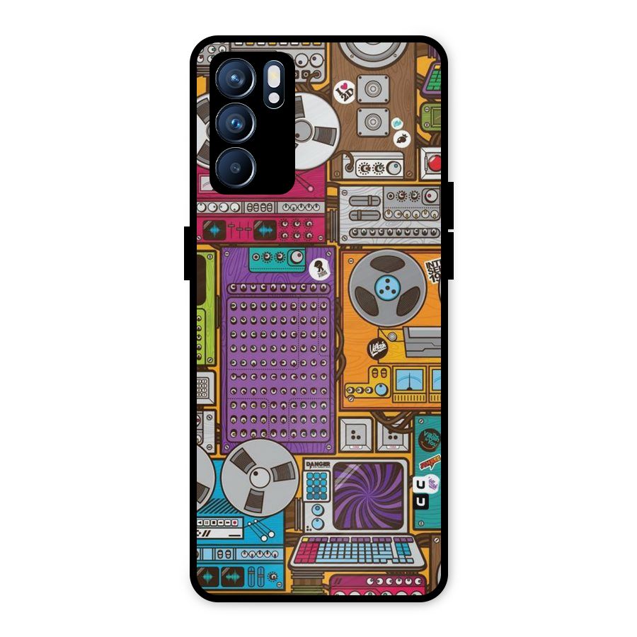 Music Decks Metal Back Case for Oppo Reno6 5G