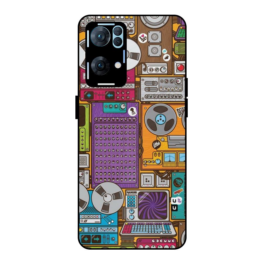 Music Decks Metal Back Case for Oppo Reno7 Pro 5G