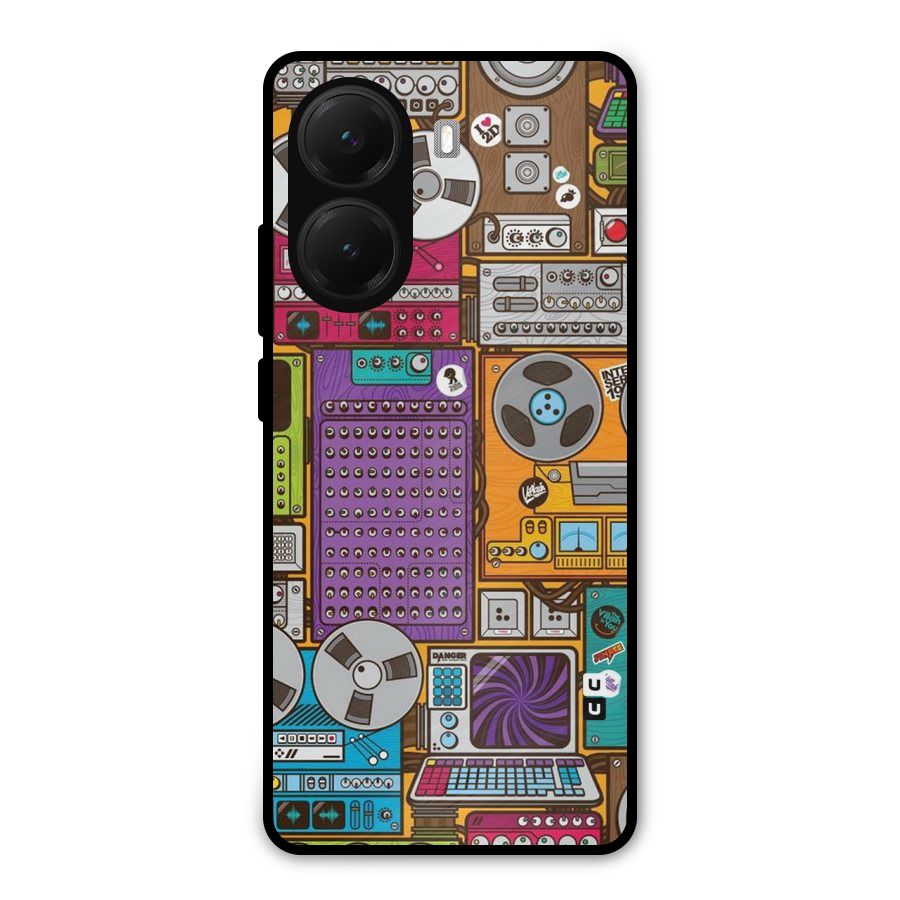 Music Decks Metal Back Case for Poco X7 Pro