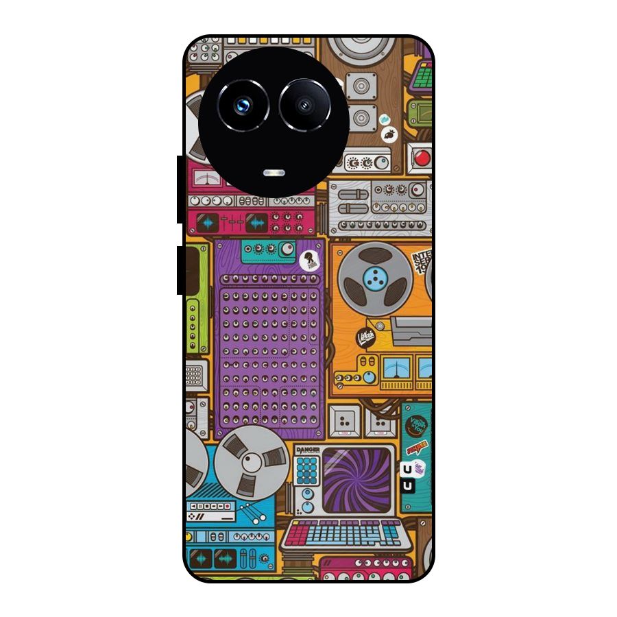 Music Decks Metal Back Case for Realme 11 5G