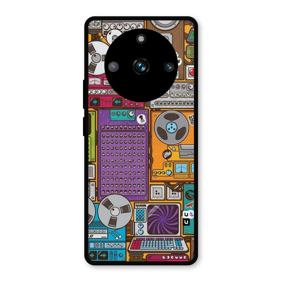Music Decks Metal Back Case for Realme 11 Pro Plus