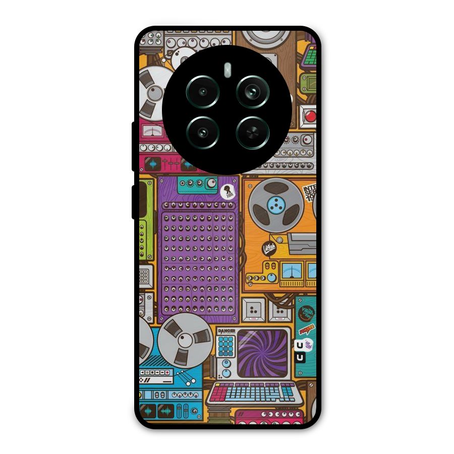 Music Decks Metal Back Case for Realme 12 Pro Plus