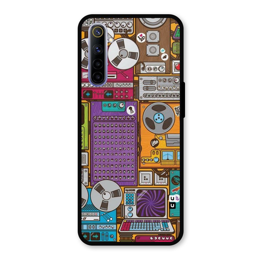 Music Decks Metal Back Case for Realme 6