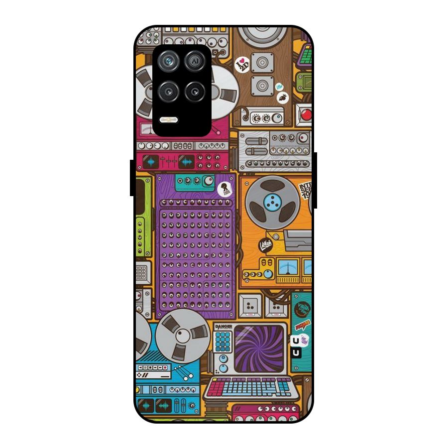 Music Decks Metal Back Case for Realme 8s 5G