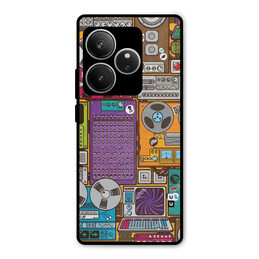 Music Decks Metal Back Case for Realme GT 6