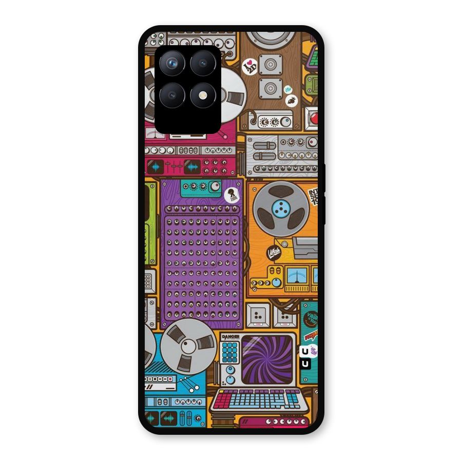 Music Decks Metal Back Case for Realme Narzo 50
