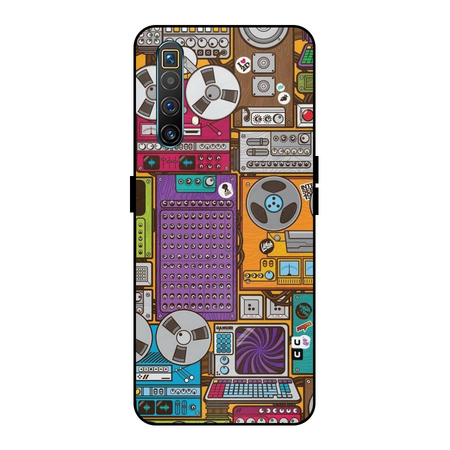 Music Decks Metal Back Case for Realme X3