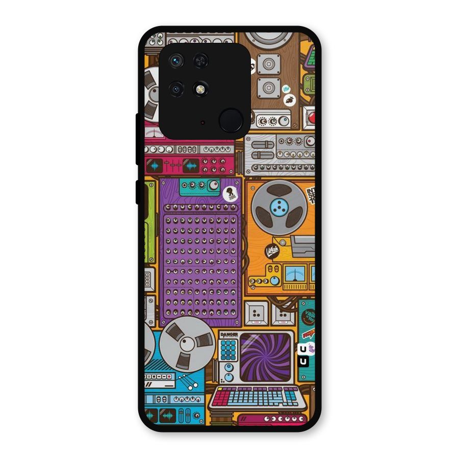 Music Decks Metal Back Case for Redmi 10