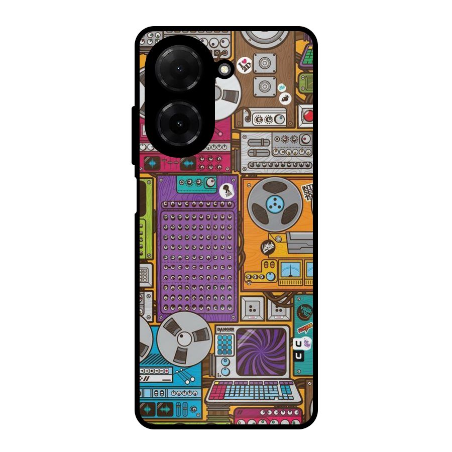 Music Decks Metal Back Case for Redmi A5 4G