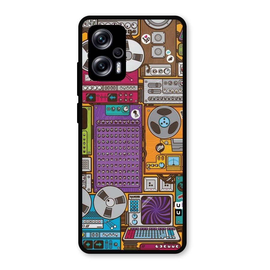 Music Decks Metal Back Case for Redmi K50i