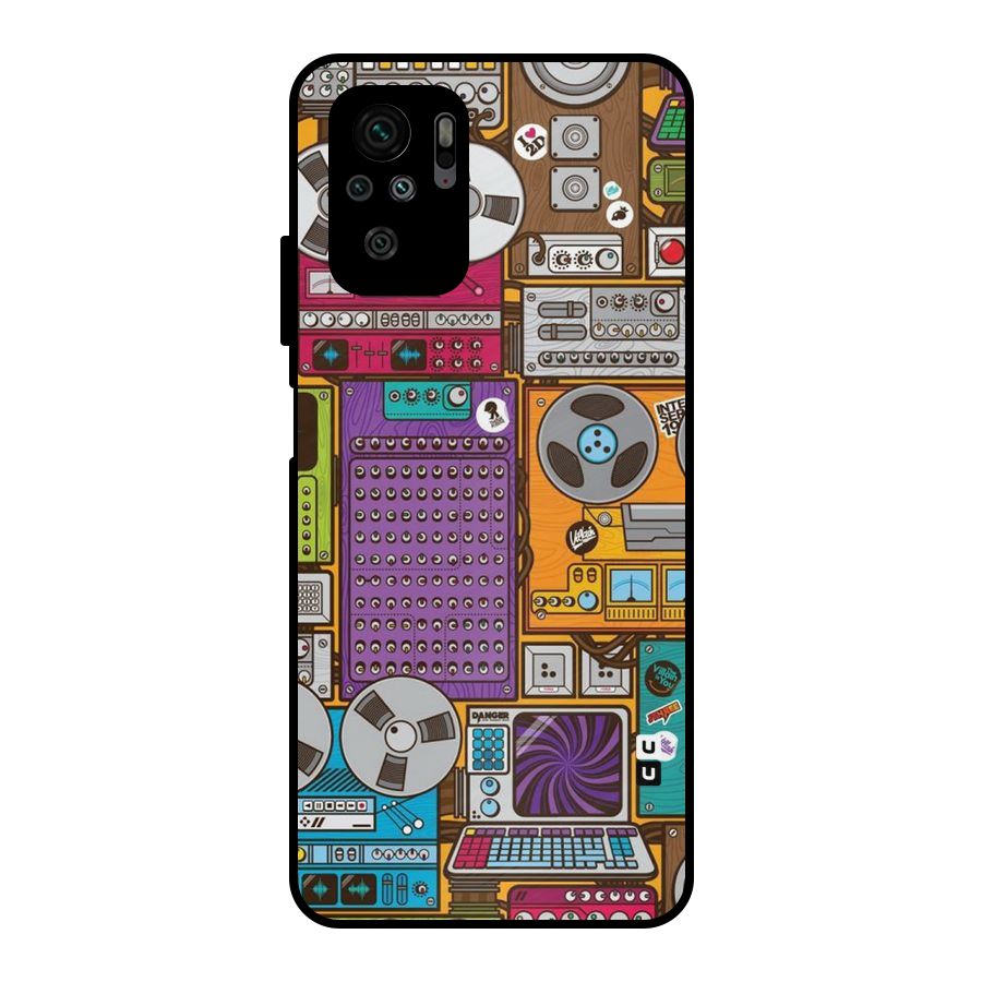 Music Decks Metal Back Case for Redmi Note 10S