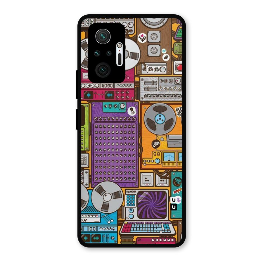 Music Decks Metal Back Case for Redmi Note 10 Pro