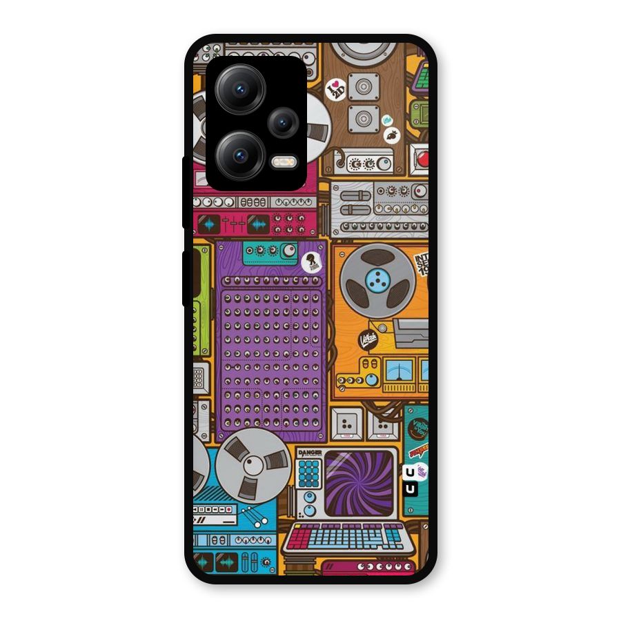 Music Decks Metal Back Case for Redmi Note 12 5G