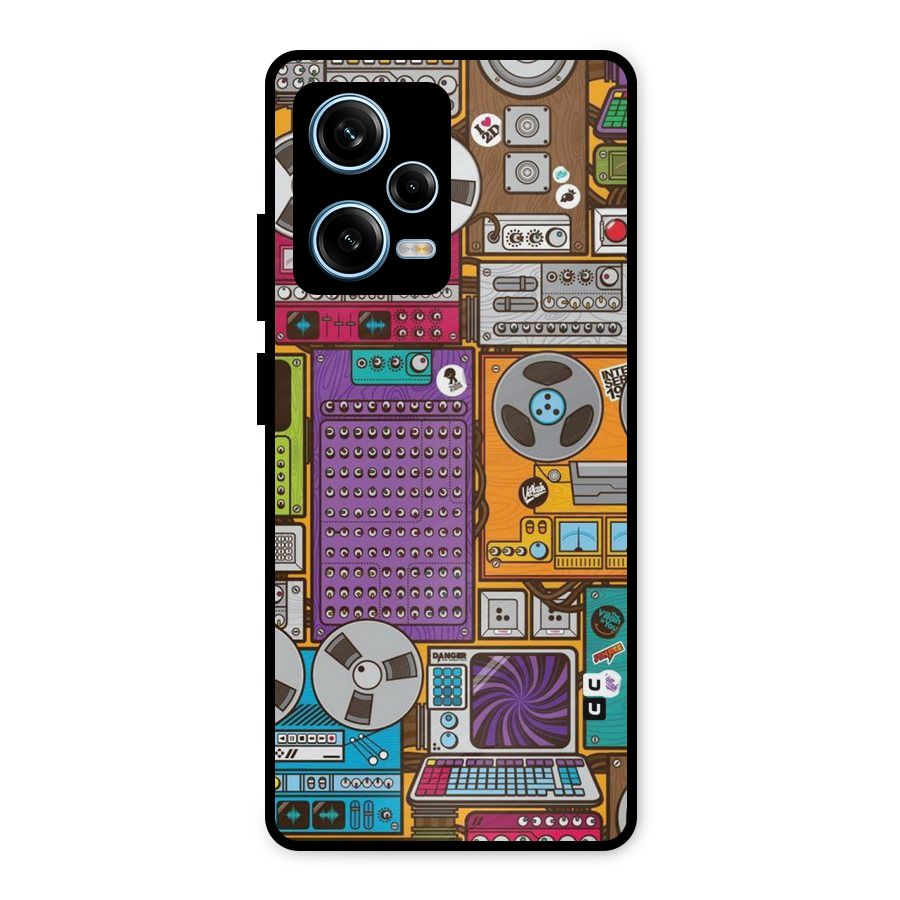 Music Decks Metal Back Case for Redmi Note 12 Pro