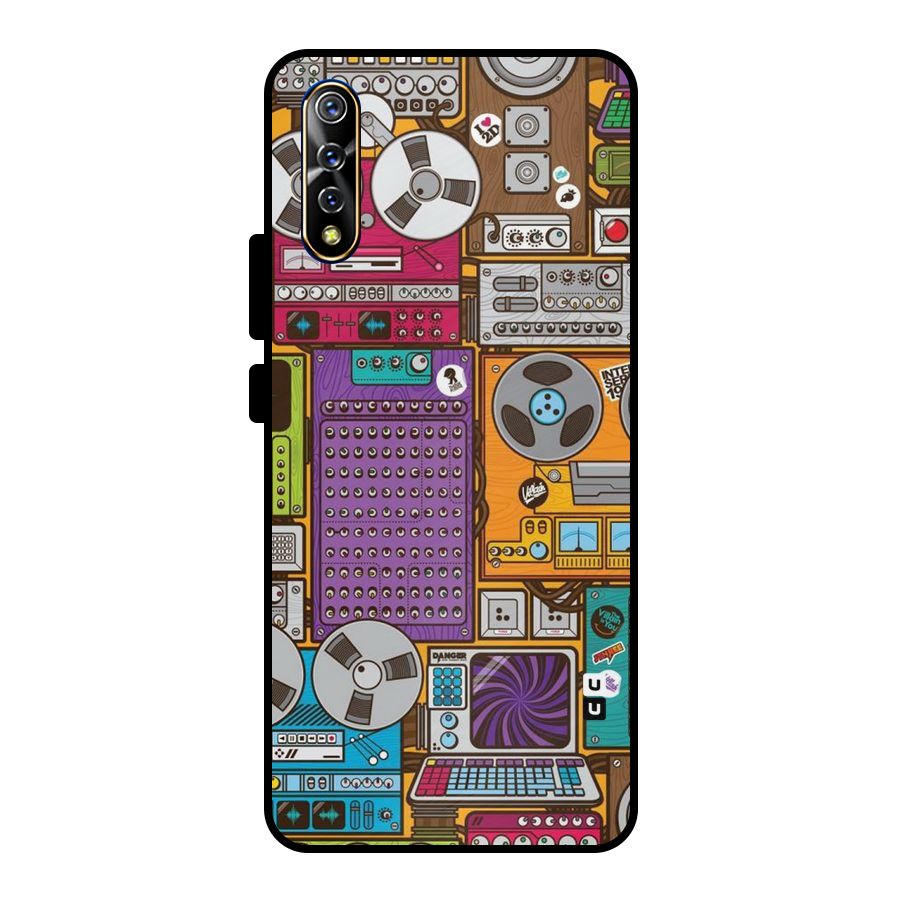 Music Decks Metal Back Case for Vivo S1